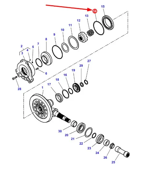 Slika Spacer 0,50mm 3014229X1