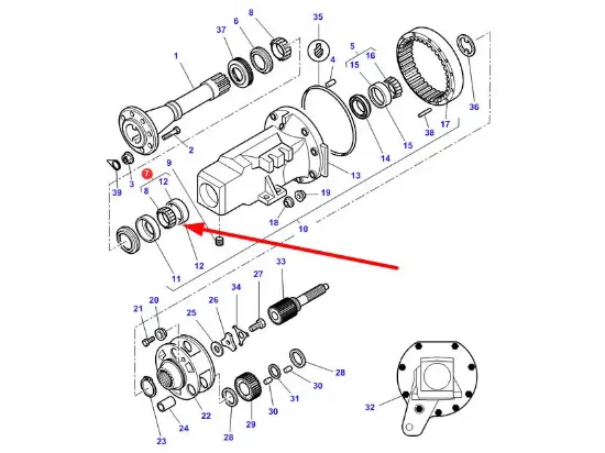 Slika Single row tapered roller bearing 1 x 85.72 x 136.525 30.162X3016138