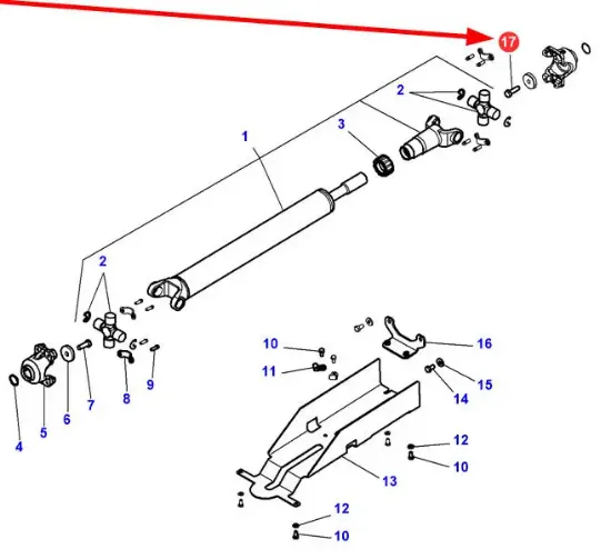 Slika Drive shaft hex bolt 3016172X1