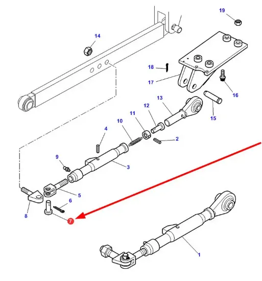 Slika Side arm stay pin 3019228X1