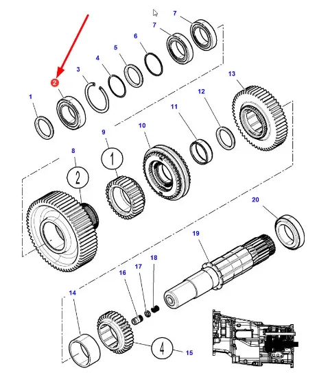 Slika Single row tapered roller bearing 1