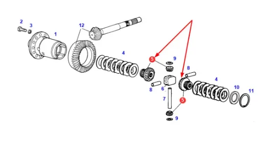 Slika Differential gear set 308370