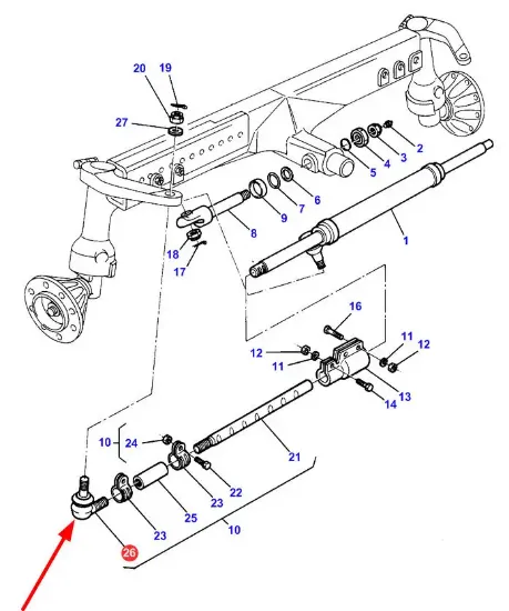 Slika Tie rod end M18/M24 3104945M1