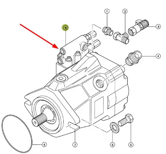 Slika Hydraulic pump regulator DRF 1 310503.0