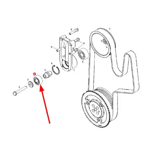 Slika 2-row ball bearing 3205BD2HRSTVH