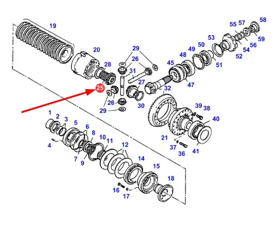 Slika Gearbox bevel gear set Dana Spicer 324771