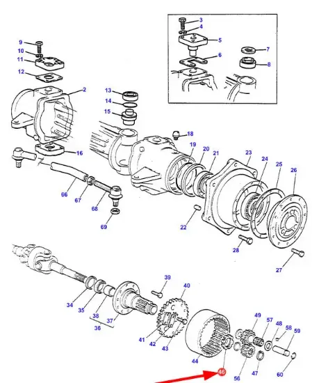 Slika Wheel hub nut 3301618M1