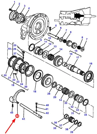 Slika Gearbox fork 3380235M1