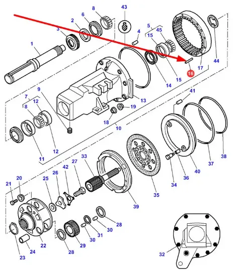 Slika Axle drive pin 9 x 85 mm 3380496M2