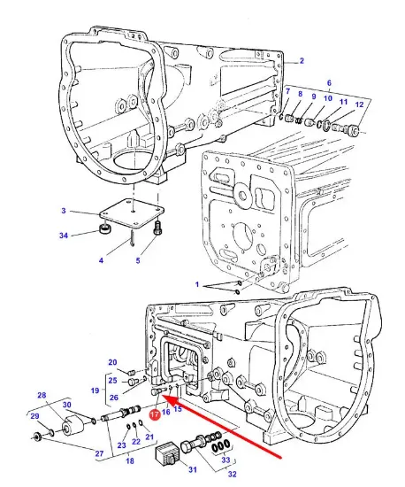 Slika Gearbox housing cover 3381874M1