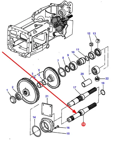 Slika PTO shaft 3382073M5