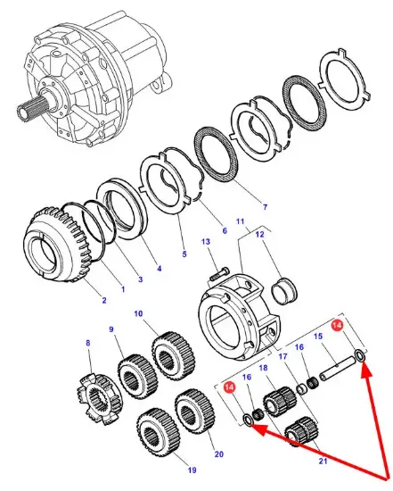 Slika Gearbox washer 3382255M1