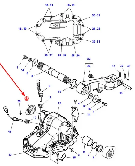 Slika TUZ arm height sensor track 3382266M2