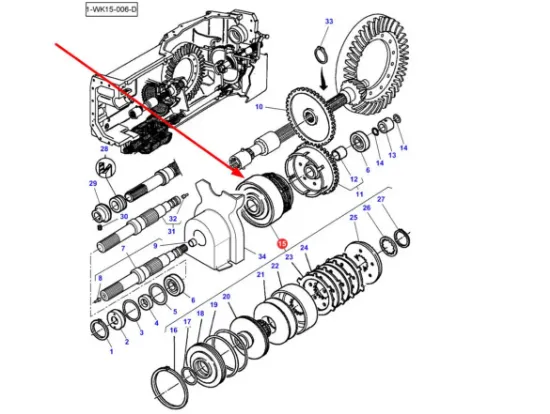 Slika Gearbox clutch basket 3384501M18