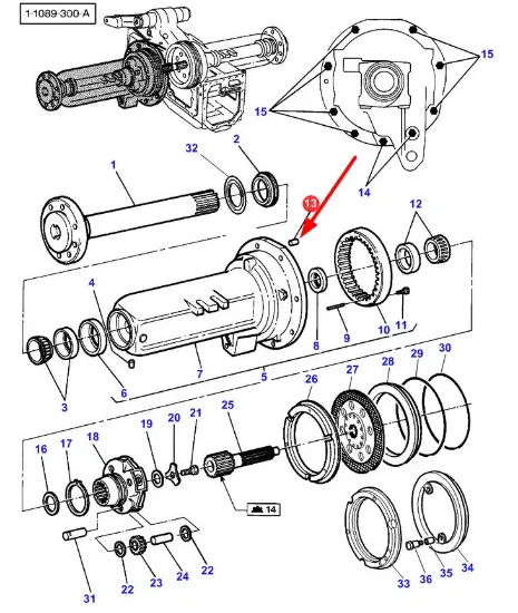 Slika Cylindrical pin 12,7 x 22,3 3384853M1