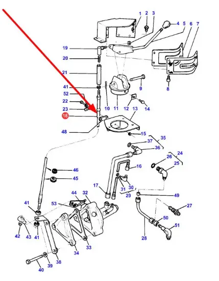 Slika Gearbox cable 3384933M1