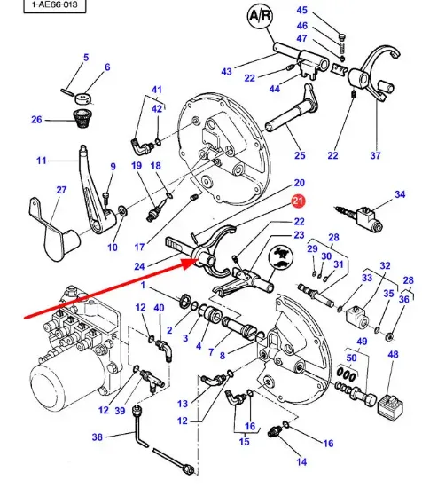 Slika Gearbox fork 3385683M5