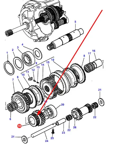 Slika Reverse gear 3385858M1