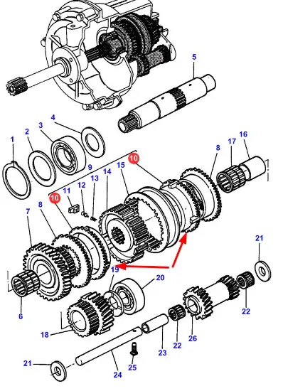 Slika Synchronizer ring 3385866M1