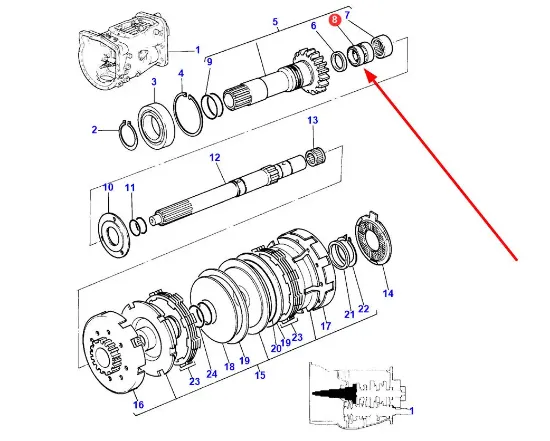 Slika Gearbox bearing bush 3385869M1