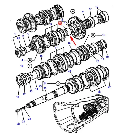 Slika Gearbox sliding sleeve 3385870M2