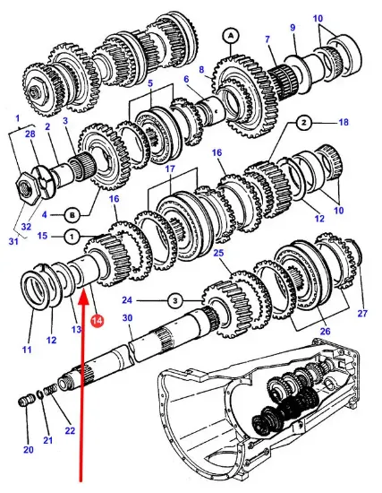 Slika Gearbox bushing 3385871M1