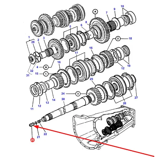 Slika Gearbox oil line 3385884M3