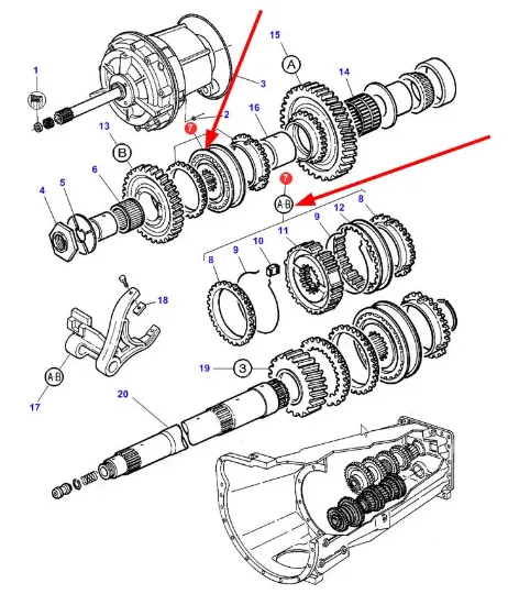 Slika Gearbox synchronizer 3385887M93