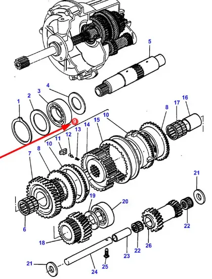 Slika Gearbox synchronizer original AGCO 3385888M92