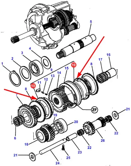 Slika Gearbox synchronizer ring 3386420M2