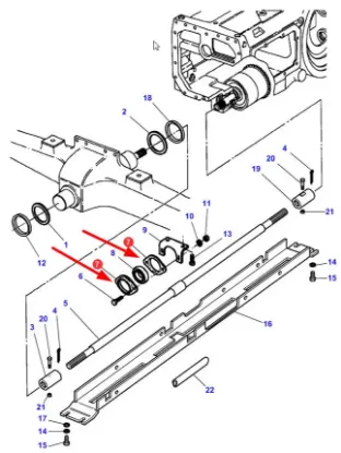 Slika Bearing housing 3386986M1