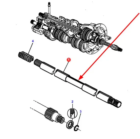 Slika Power take-off shaft 3387383M2