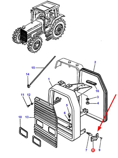 Slika Hood latch 3388153M1