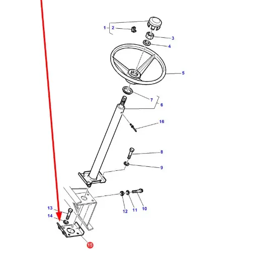 Slika Steering rod holder 3388920M94