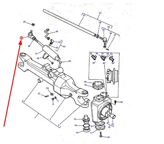 Slika Tie rod end M22/M22 x 1.5 3427168M2