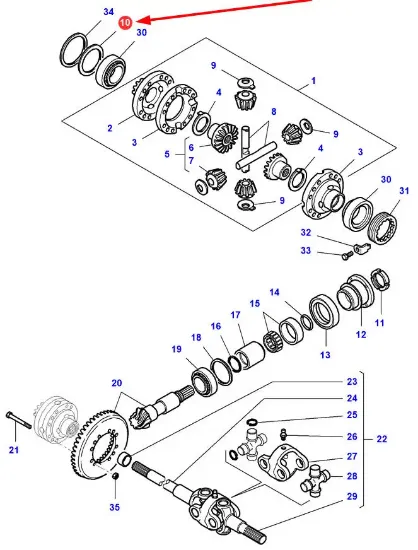 Slika Spacer washer 85.45 x 97.8 x 1 mm 3427286M1