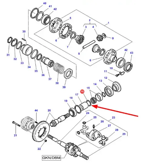 Slika Differential spacer 0,3 mm 3428255M1