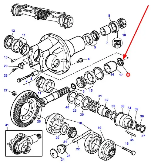 Slika Front axle spacer 0,30 mm 3428291M1