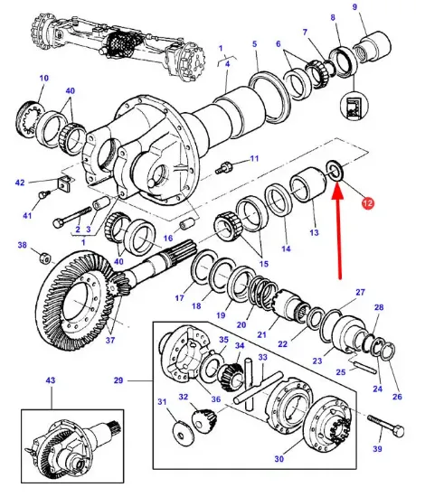 Slika Differential spacer 0,1 mm 3428487M1