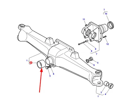 Slika Drive shaft sliding sleeve 3428657M3