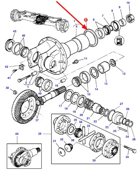 Slika Differential spacer sleeve 3429921M1