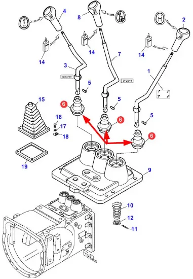 Slika Gear shift cover 3530683M92