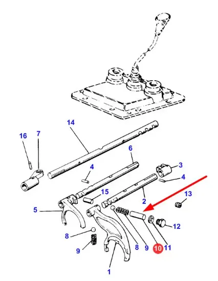 Slika Reducer lever pin 3533966M1