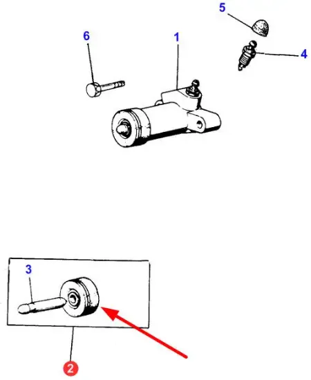 Slika Brake cylinder repair kit 3540225M91