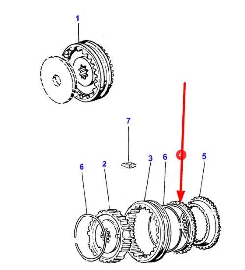 Slika Synchronizer ring 3541204M1