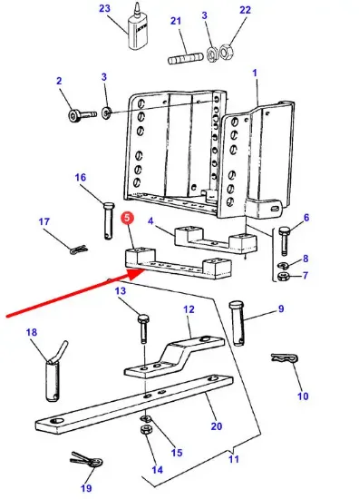 Slika Rear Hitch Bracket 3556728M92