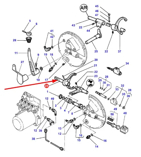 Slika Gearbox slider 3580071M3