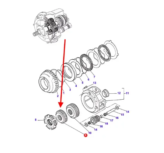 Slika Sprocket, 30 teeth 3581412M1