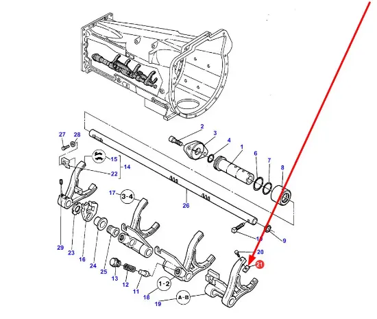 Slika Gearbox fork stone 3581913M1