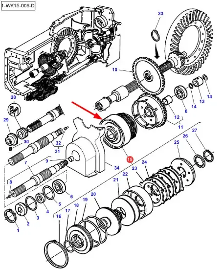 Slika Front axle clutch 3582613M17